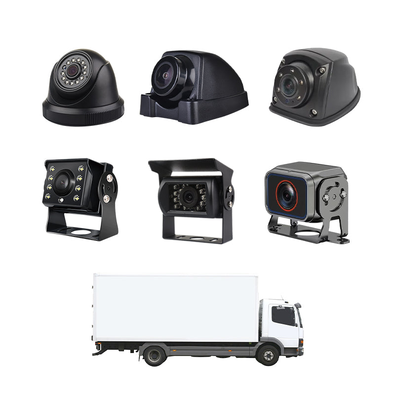 Truck Camera AHD 1080p Waterproof Night Vision Wide Angle Cabin Front View Rear Side View Universal for All Vehicles