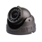 Black and white night vision surveillance camera inside the car