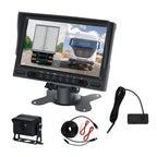 Vehicle Backup Camera with 7inch Monitor Reader Alarm Wide Viewing Angle 1080P Ip67k Waterproof Function Factory ODM OEM