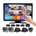 10.1 Inch Touch Screen 5CH BSD Monitor Solution with 4AI Camera 1Cabin Camera Real-Time Blind Spot Detection System Truck Lorry