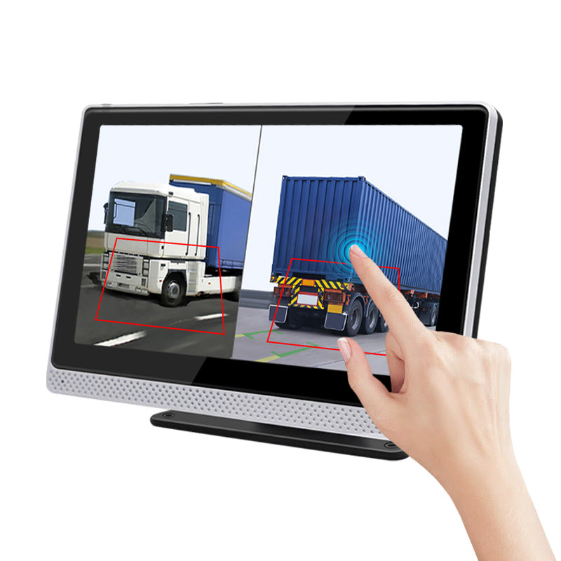 7inch AI Blind Spot Detection Monitor System 2channel Monitor MP3 MP4 HD IPS Screen Independent Dual Recording BSD Voice Alarm