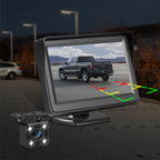 4.3inch RGB Monitor System with CVBS Waterproof Camera Reversing Aid Auto Rear View Suitable for Trucks Buses Lorries