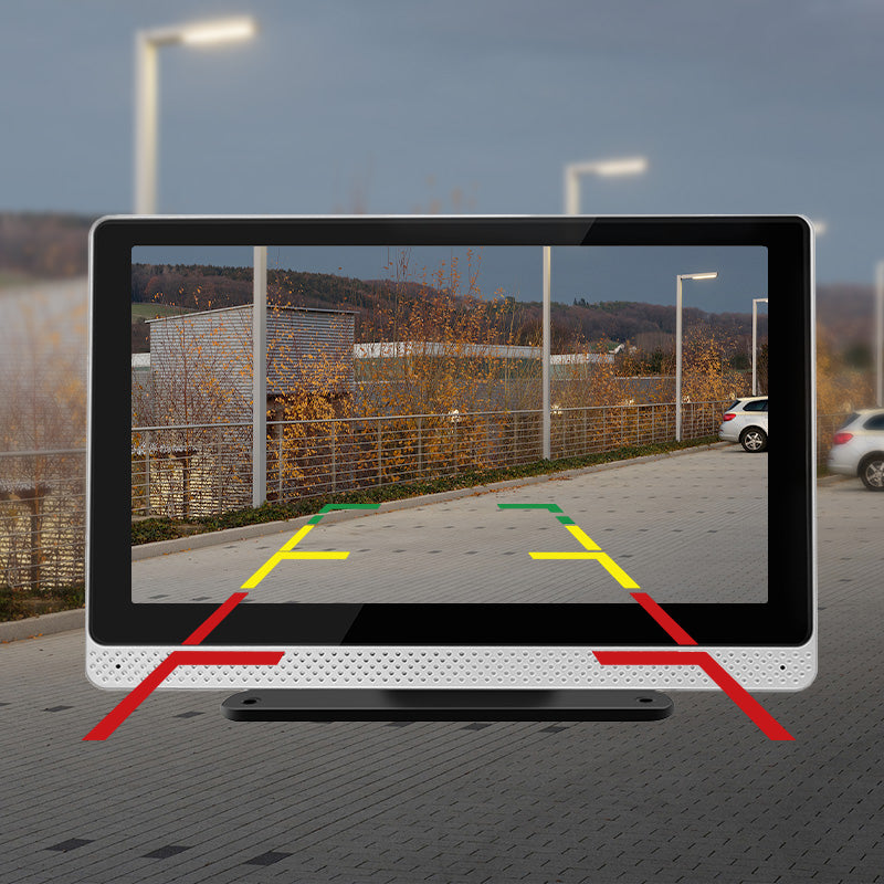 7inch AI Blind Spot Detection Monitor System 2channel Monitor MP3 MP4 HD IPS Screen Independent Dual Recording BSD Voice Alarm