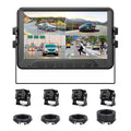 4channel AI BSD Monitor Solution 7inch IPS HD Monitor 4 Cameras Real-time Blind Spot Detection for Truck Bus Lorry