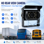 EhMini 1080P AHD Wide View Angle Waterproof Camera School Bus Rearview Car Truck Dash Night Vicle Rear View Ahd Auto Camera