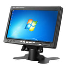 7inch TFT LCD Color Monitor for Truck Car with AV VGA HDMI Input Supports AHD 1080p Display and Audio Playback Function