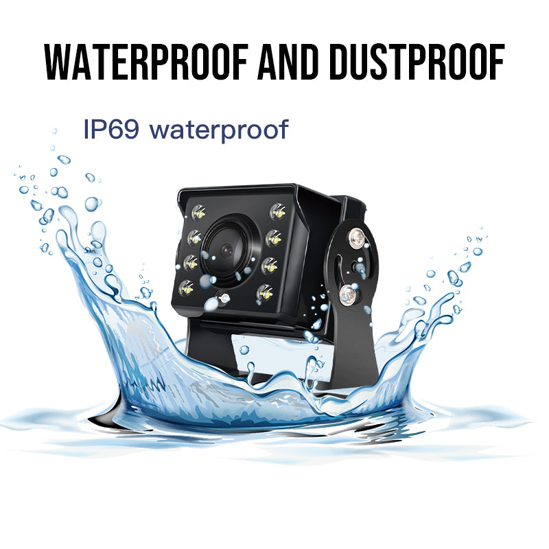 Truck Camera AHD 1080p Waterproof Night Vision Wide Angle Cabin Front View Rear Side View Universal for All Vehicles