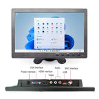 Truck 10.1inch Vehicle Monitor with AV VGA HDMI Inputs AHD 1080P TFT LCD Display MP3 MP4 Playback OEM ODM Supported