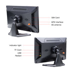 4channel 10.1inch Monitor System AI Blind Spot Detection 4G GPS Real-time Remote Monitoring GPS Positioning for Truck Lorry Bus