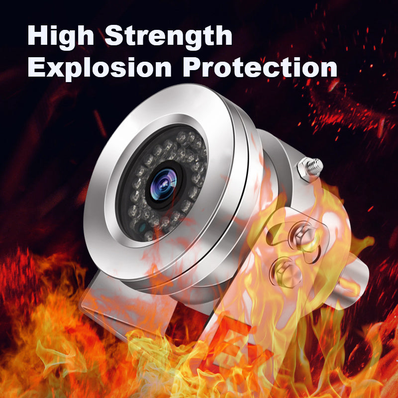 Stainless steel explosion-proof AHD camera