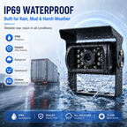 EhMini 1080P AHD Wide View Angle Waterproof Camera School Bus Rearview Car Truck Dash Night Vicle Rear View Ahd Auto Camera
