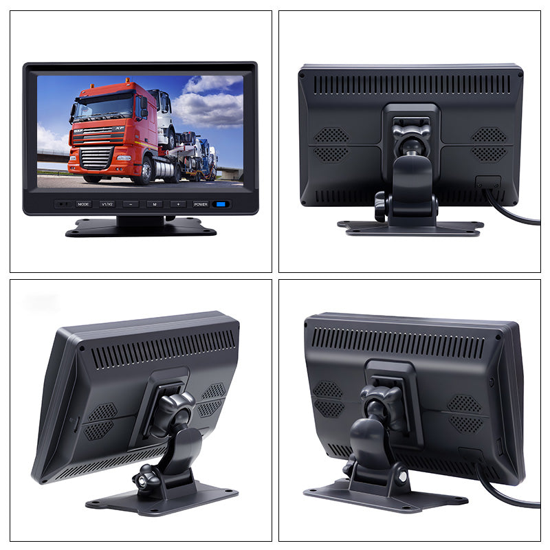 7inch BSD Monitor System 2channel Recording Blind Spot Detection Display Screen 7inch HD BSD System for Truck Bus Lorry