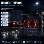 EhMini 1080P AHD Wide View Angle Waterproof Camera School Bus Rearview Car Truck Dash Night Vicle Rear View Ahd Auto Camera