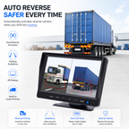 7inch BSD Monitor System 2channel Recording Blind Spot Detection Display Screen 7inch HD BSD System for Truck Bus Lorry