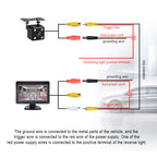 5inch Monitor Solition Reversing Aid CVBS Camera Waterproof 5inch RGB Screen Auto Switch to Rear View Reversing for Truck Bus