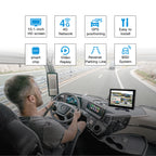 4channel 10.1inch Monitor System AI Blind Spot Detection 4G GPS Real-time Remote Monitoring GPS Positioning for Truck Lorry Bus