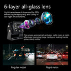 7inch IPS Recorder Monitor Dual Split Screen Solution Loop Recording 2 AHD 1080p Waterproof Night Vision Cameras for Truck Bus