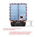Vehicle Backup Camera with 7inch Monitor Reader Alarm Wide Viewing Angle 1080P Ip67k Waterproof Function Factory ODM OEM