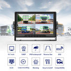 10.1 Inch 4CH Mode Backup Camera System with 4 Cameras 120-170 Wide Angle for Car & Truck Rearview Bsd System Monitor