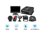 Sistema de IA para vehículos de 4 canales DMS + ADAS + BSD