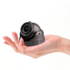 Black and white night vision surveillance camera inside the car