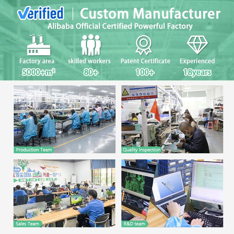 7inch AI BSD Monitor Solution 4channel with 4 AHD 1080p Cameras Real Time Blind Spot Detection with Buzzer Sound and Light Alarm