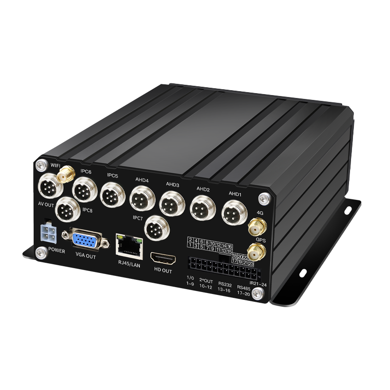 8-channel device compatible with POE and AHD channels XVR