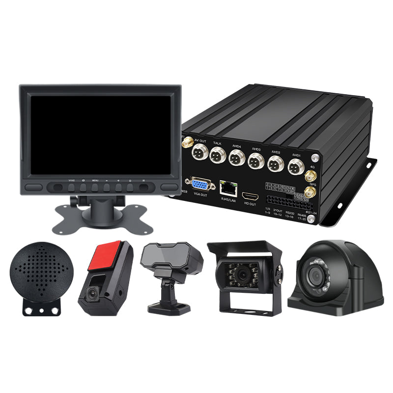 Sistema de IA para vehículos de 4 canales DMS + ADAS + BSD