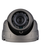 Black and white night vision surveillance camera inside the car