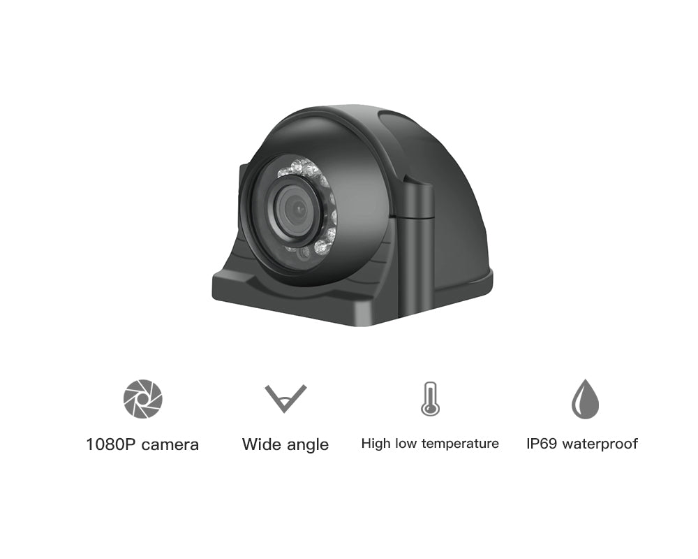 Side view waterproof camera